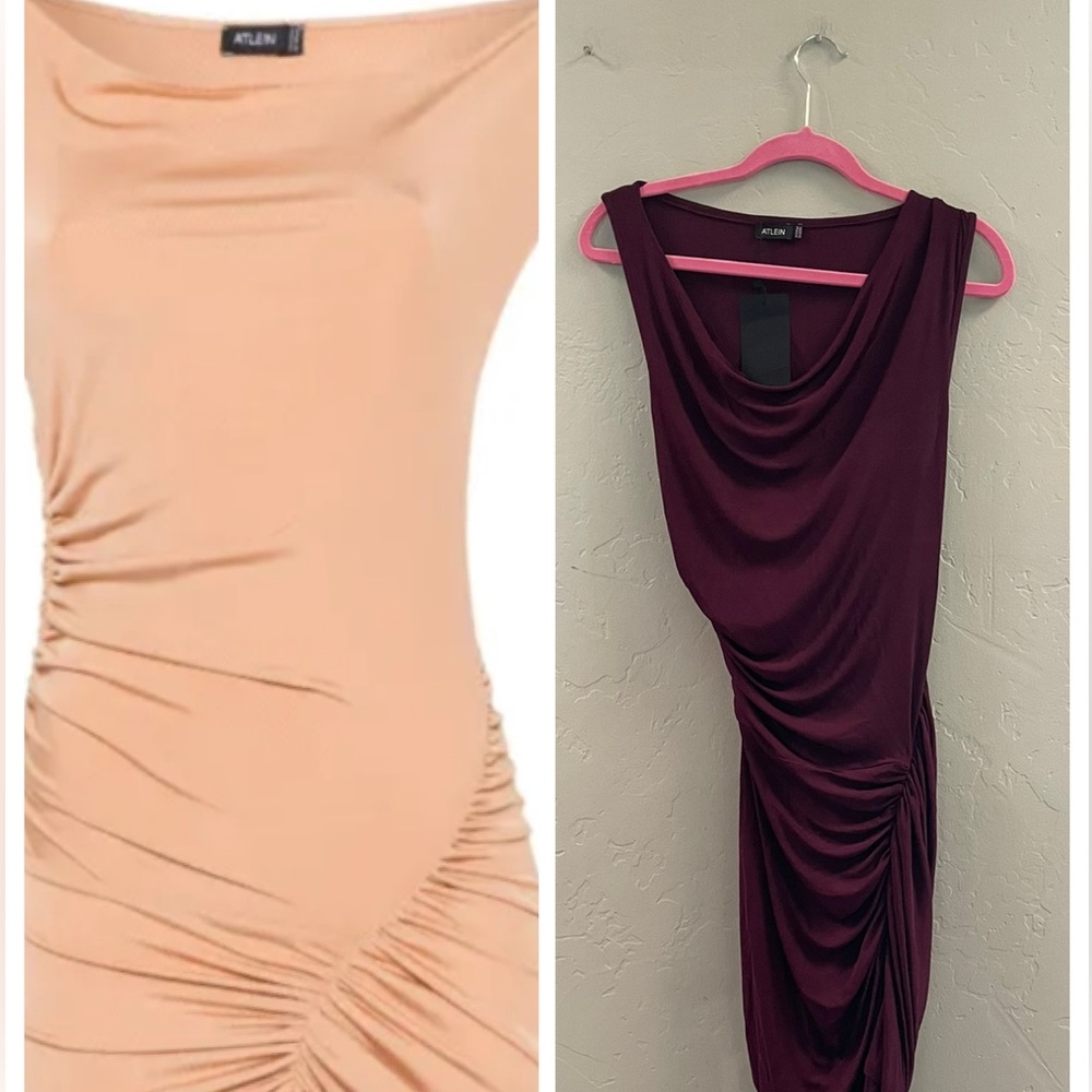 Atlein Ruched Dress